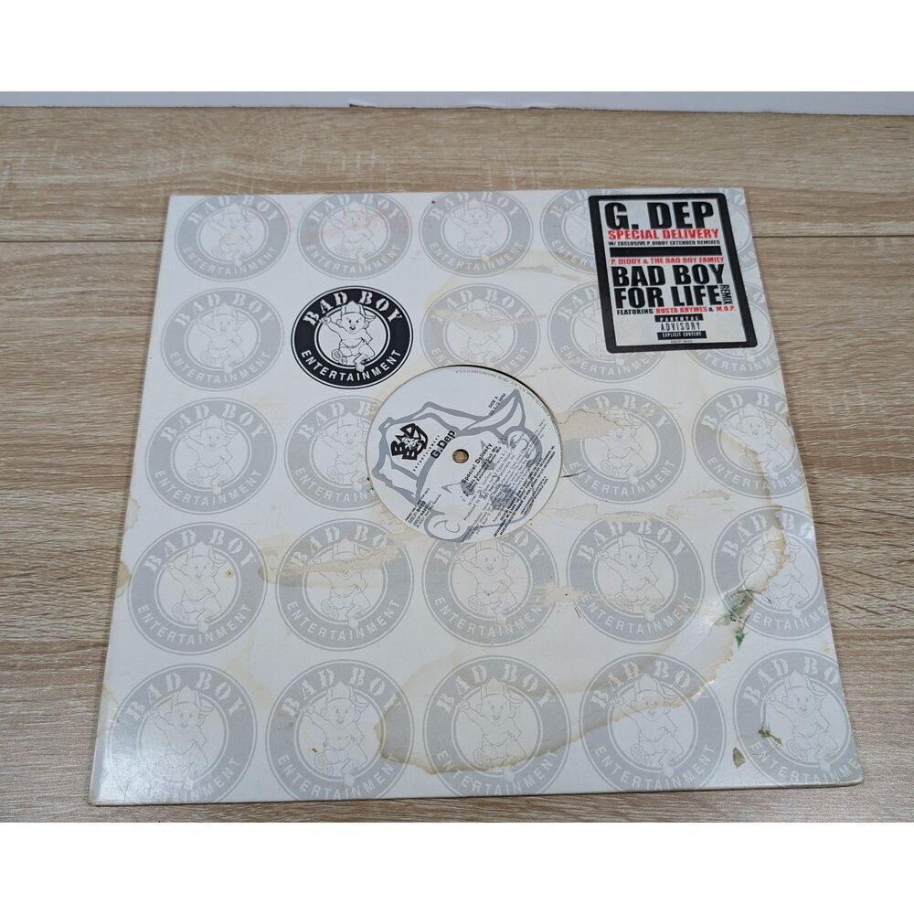 G. Dep – Special Delivery / Bad Boy For Life Remix 12" Promo Vinyl Bad Boy
